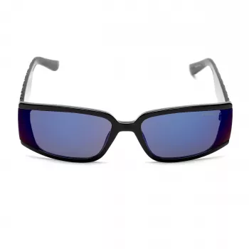 GUESS Women's GF5127-6501C Oversized Square Sunglasses, Black Frame with Smoke Gradient Lenses