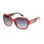 GUESS Women's GO00043-5866B Cat Eye Sunglasses - Black Frame Grey Gradient Lens 58mm