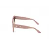 GUESS Women's GU00162-5557W Square Acetate Sunglasses, Havana Frame, Brown Gradient Lenses, 55mm