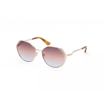 GUESS Women's GU7842S5833F Oversized Square Sunglasses, Havana Frame, Brown Gradient Lens, 58mm