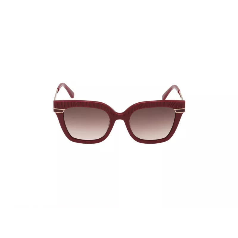 GUESS Women's Sunglasses GF00015-5169T Brown Havana Square Frame