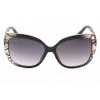 GUESS Women's Sunglasses GF0383-05B Butterfly Cat-Eye Black Gradient Smoke 57mm