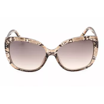 GUESS Women's Sunglasses GF0383-45F Butterfly Havana Acetate 57mm