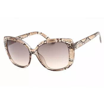 GUESS Women's Sunglasses GF0383-45F Butterfly Havana Acetate 57mm