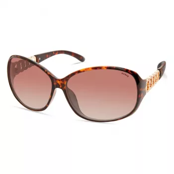 GUESS Women's Sunglasses GF0404-6352F Butterfly Havana Brown Gradient 63mm