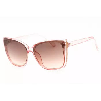 GUESS Women's Sunglasses GF0412-72F Butterfly Acetate Frame Smoke Gradient Lens