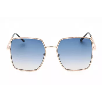 Guess Women's Sunglasses GF0419-28W Havana Acetate Frame Brown Gradient Lens 58mm