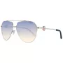 Guess Women's Sunglasses GF6140-32W Gold/Brown Butterfly 62mm