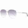 GUESS Women's Sunglasses GF6143-28B Brown Havana Butterfly Frame 59mm