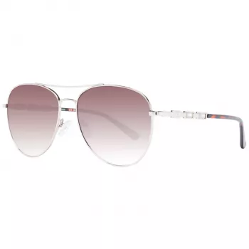 GUESS Women's Sunglasses GF6143-32F Havana Butterfly Frame Brown Gradient Lens 59mm