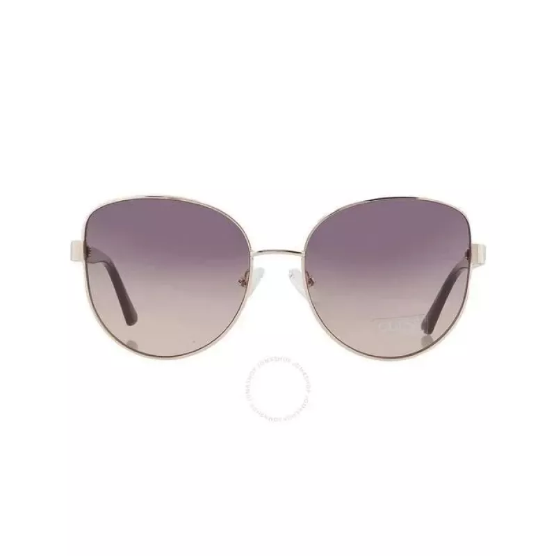 GUESS Women's Sunglasses GF6172-5932B Havana Brown Gradient Butterfly