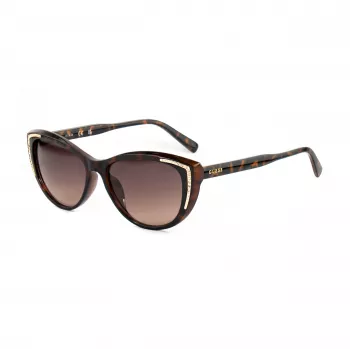 GUESS Women's Sunglasses GO00006-5652F Brown Havana Oversized Square