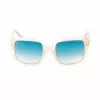 GUESS Women's Sunglasses GU00097-5325P - Shiny Black Frame, Smoke Gradient Polarized Lenses, 53mm