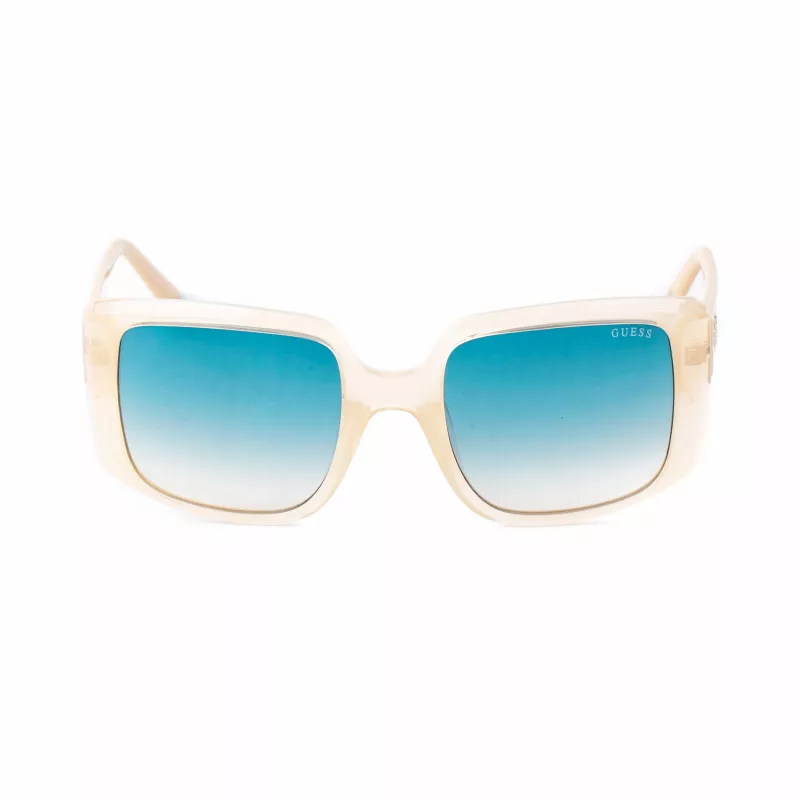 GUESS Women's Sunglasses GU00097-5325P - Shiny Black Frame, Smoke Gradient Polarized Lenses, 53mm