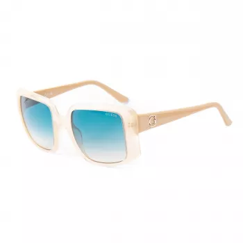 GUESS Women's Sunglasses GU00097-5325P - Shiny Black Frame, Smoke Gradient Polarized Lenses, 53mm