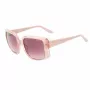 GUESS Women's Sunglasses GU00097-5357F Square Shiny Black Gradient Smoke 53mm
