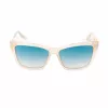 GUESS Women's Sunglasses GU00098-5525P - Square Frame, Polarized Lenses, UV400 Protection