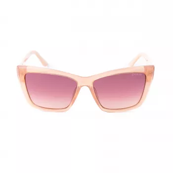 GUESS Women's Sunglasses GU00098-5557F Havana Acetate Square Frame Brown Gradient Lens 55/14/135 mm