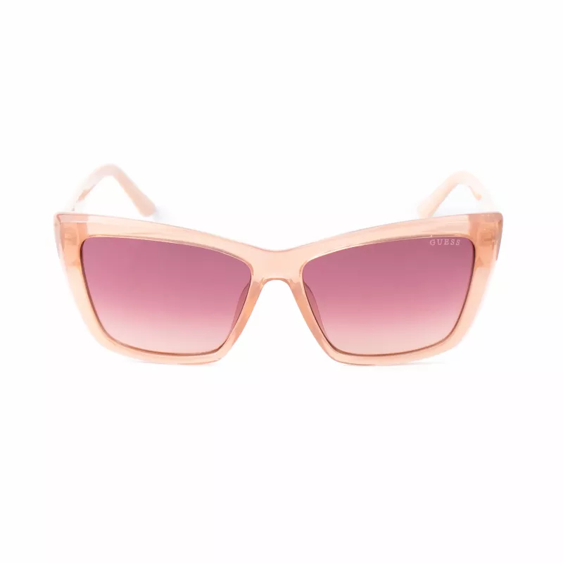 GUESS Women's Sunglasses GU00098-5557F Havana Acetate Square Frame Brown Gradient Lens 55/14/135 mm