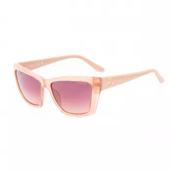 GUESS Women's Sunglasses GU00098-5557F Havana Acetate Square Frame Brown Gradient Lens 55/14/135 mm