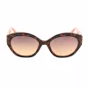 GUESS Women's Sunglasses GU00104-5652F Havana Acetate Square Frame Brown Gradient Lens 56/19/140 mm