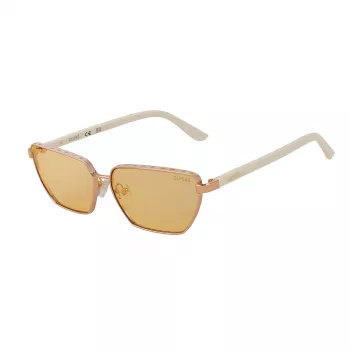 GUESS Women's Sunglasses GU00106-5921E Havana Square Frame Brown Gradient Lens 59mm