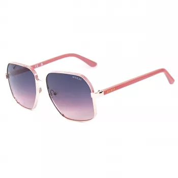 GUESS Women's Sunglasses GU00107-5874B - Havana/Gold Acetate Frame, Brown Gradient Lenses