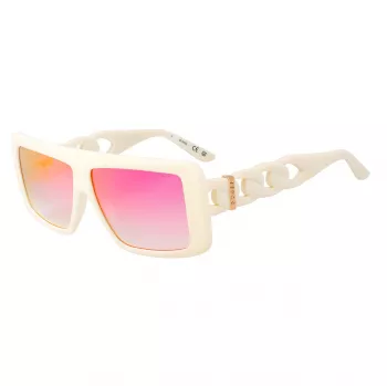 GUESS Women's Sunglasses GU00109-6021Z Shiny Black Gradient Smoke 60/10/130 mm