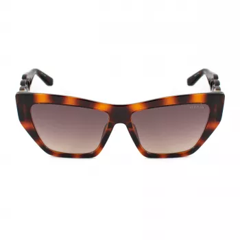 GUESS Women's Cat Eye Sunglasses GU00111-5652F Dark Havana Brown Gradient 56mm