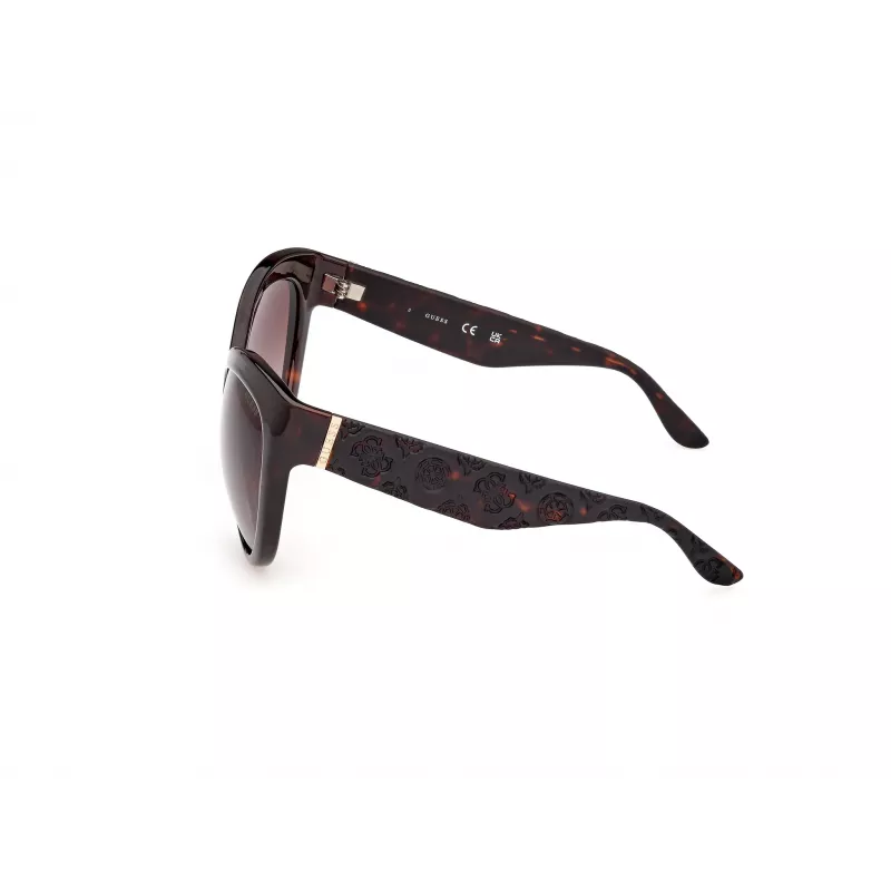GUESS Women's Sunglasses GU00130-6152F - Shiny Black Frame, Gradient Smoke Lens