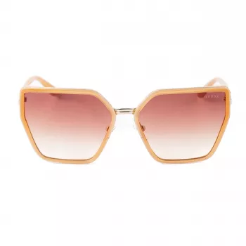 GUESS Women's Sunglasses GU00146-5957F Oversized Square Havana Brown Gradient Lens 59mm