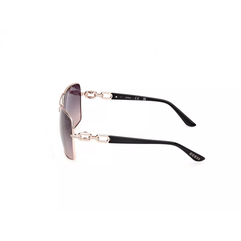 GUESS Women's Sunglasses GU00159-6328B - Brown Havana Butterfly Frame, Gradient Lenses (63/17/130 mm)