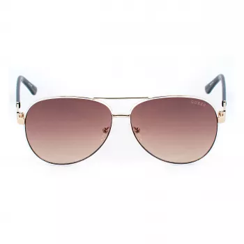GUESS Women's Sunglasses GU00173-6021F Shiny Black Smoke Gradient 60mm