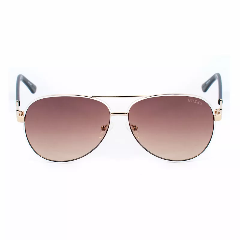 GUESS Women's Sunglasses GU00173-6021F Shiny Black Smoke Gradient 60mm