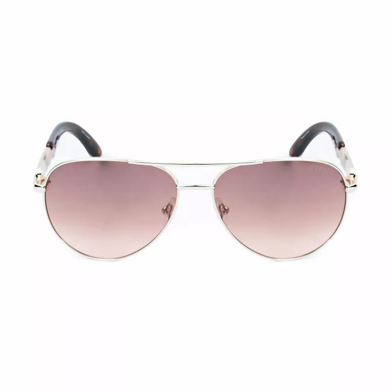 GUESS Women's Sunglasses GU7295-6032W Brown Havana Oversized Square