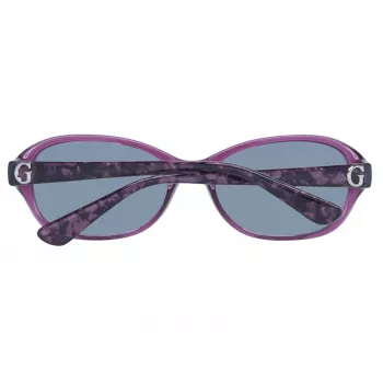 GUESS Women's Sunglasses GU7356PUR-357 Shiny Violet Butterfly/Cat Eye 57mm