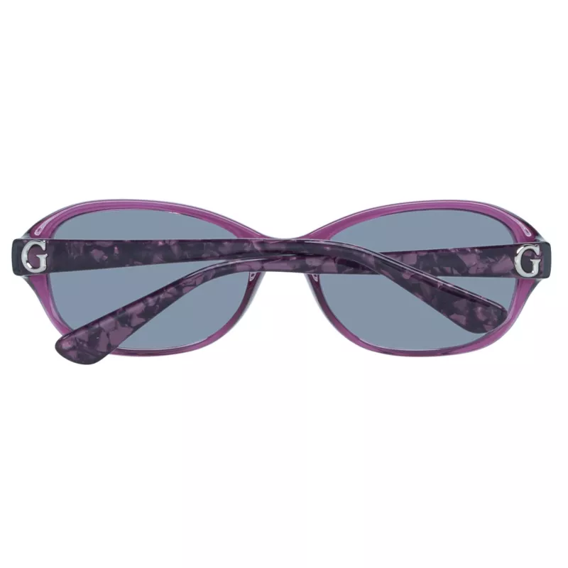 GUESS Women's Sunglasses GU7356PUR-357 Shiny Violet Butterfly/Cat Eye 57mm