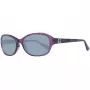 GUESS Women's Sunglasses GU7356PUR-357 Shiny Violet Butterfly/Cat Eye 57mm