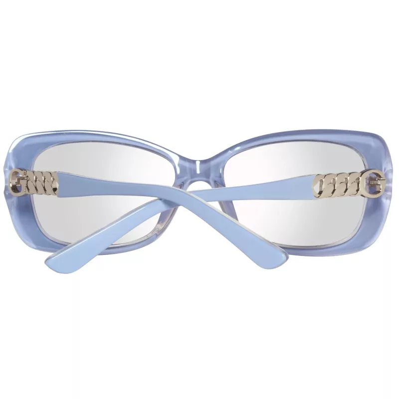 GUESS Women's Sunglasses GU7453-5690C Butterfly/Cat Eye Shiny Black Frame Smoke Gradient Lens 56/17/135 mm
