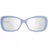 GUESS Women's Sunglasses GU7453-5690C Butterfly/Cat Eye Shiny Black Frame Smoke Gradient Lens 56/17/135 mm