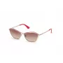 GUESS Women's Sunglasses GU7639-28F Gold Butterfly/Cat-Eye Frame Brown Gradient Lens UV400