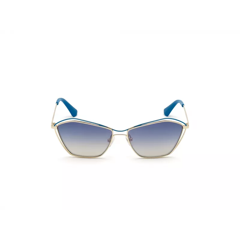 GUESS Women's Sunglasses GU7639-32W Gold Frame Brown Gradient Lens 59mm