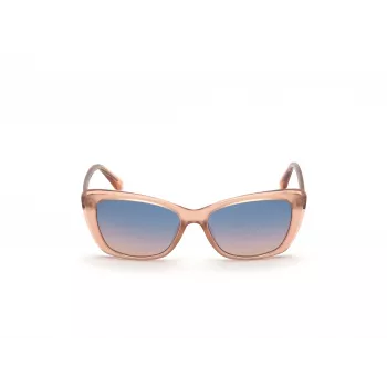 GUESS Women's Sunglasses GU7774-5574W Brown Havana Square Frame 55mm