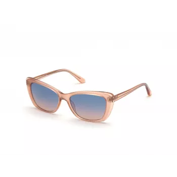 GUESS Women's Sunglasses GU7774-5574W Brown Havana Square Frame 55mm