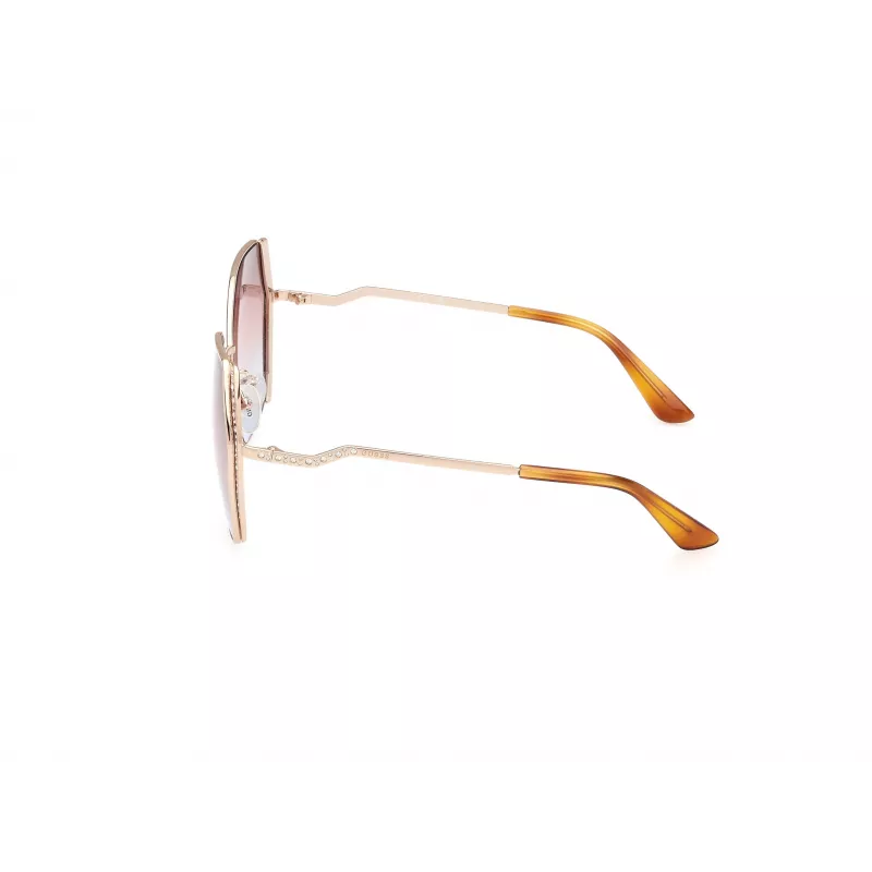 GUESS Women's Sunglasses GU7843S6133F - Havana Full Rim Square, Brown Gradient Lenses, 61/18/135 mm