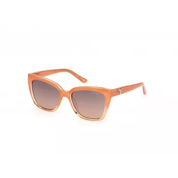 GUESS Women's Sunglasses GU7878-5544F Havana Brown Gradient Butterfly Square