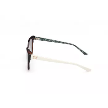 GUESS Women's Sunglasses GU7919-5852P - Square Frame, Polarized Smoke Lenses, 58mm