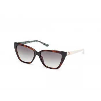 GUESS Women's Sunglasses GU7919-5852P - Square Frame, Polarized Smoke Lenses, 58mm
