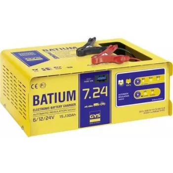 GYS BATIUM 7-24 6/12/24V Intelligent Battery Charger 15-130Ah, 11/3-7A, 210W 024502