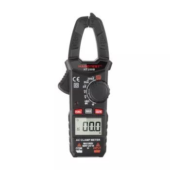 Habotest HT200B Digital Clamp Meter, True RMS 6000 Counts, NCV, AC/DC Voltage, AC Current up to 600A, Capacitance, Frequency and Temperature Measurement